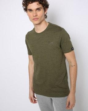 heathered round-neck t-shirt