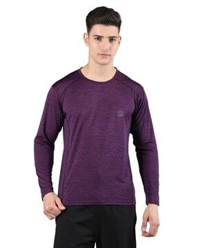 heathered round-neck t-shirt