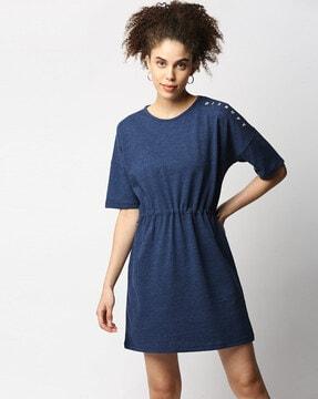 heathered sheath dress