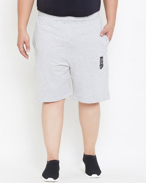 heathered shorts with insert pockets