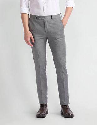 heathered super slim fit trousers