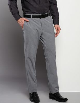 heathered twill trousers