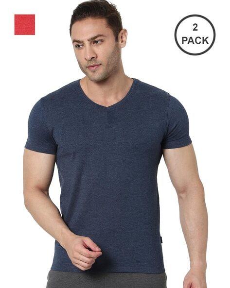 heathered v-neck t-shirt