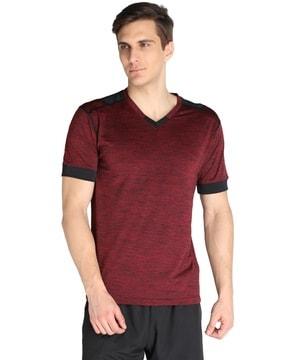 heathered v-neck t-shirt