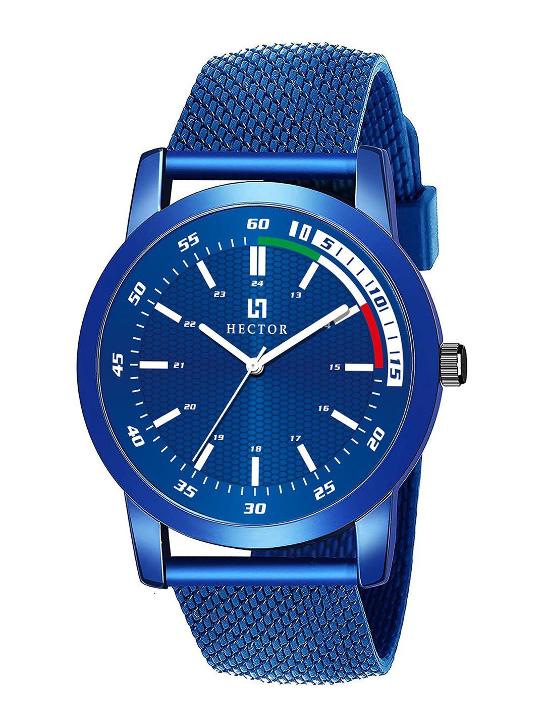 hector men blue analogue watch hc11