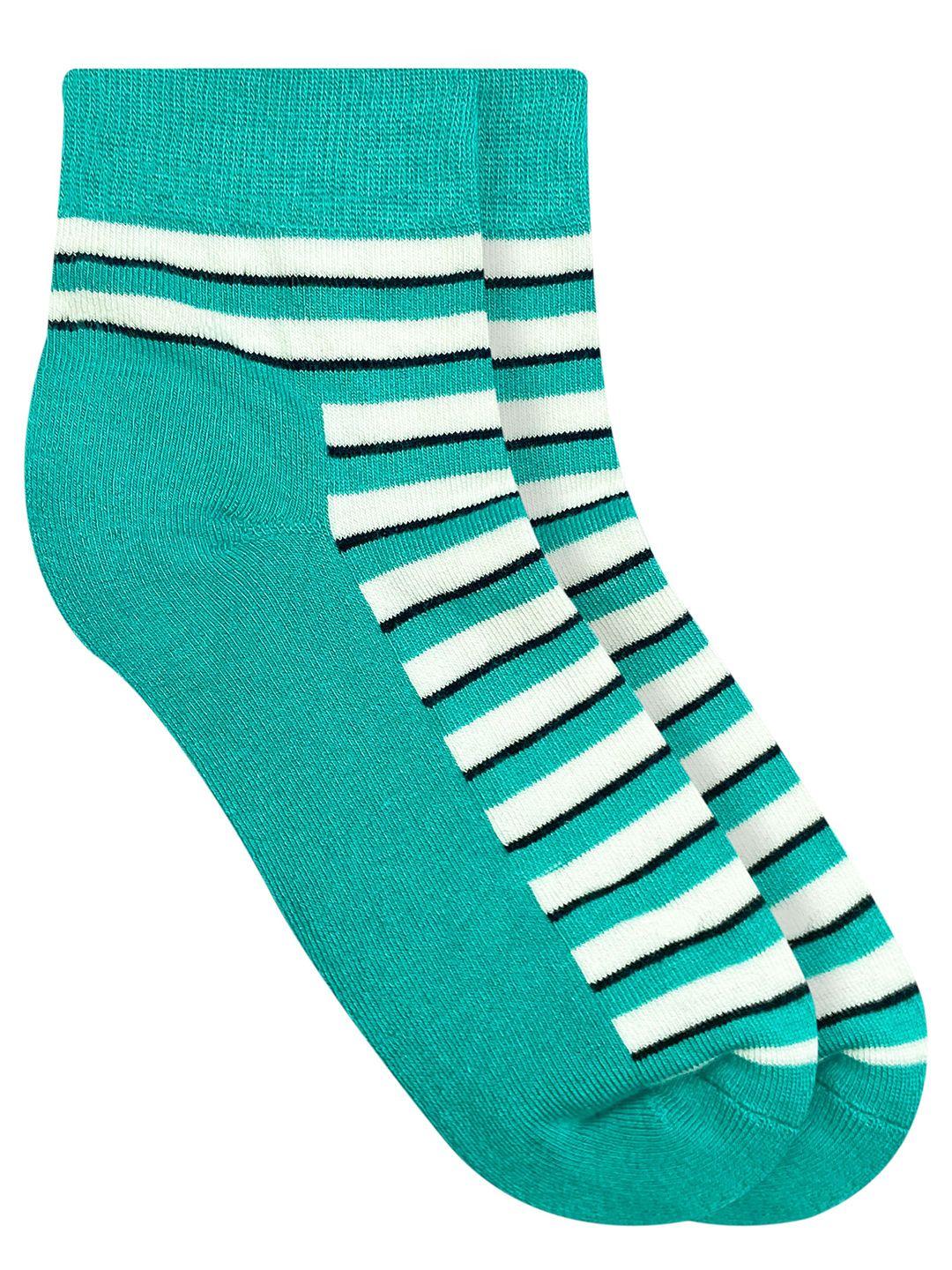 heelium men pack of 2 printed ankle-length socks