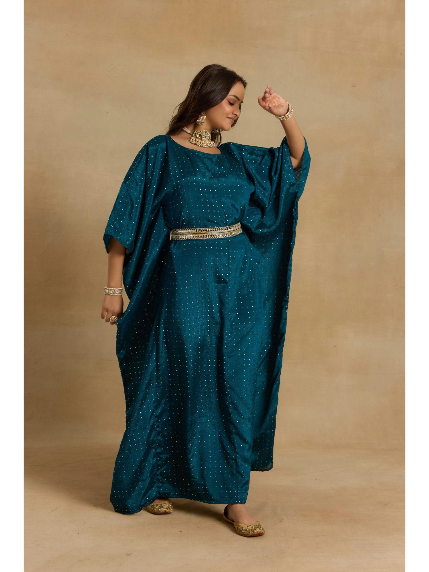 heer twilight kaftan with belt (set of 2)