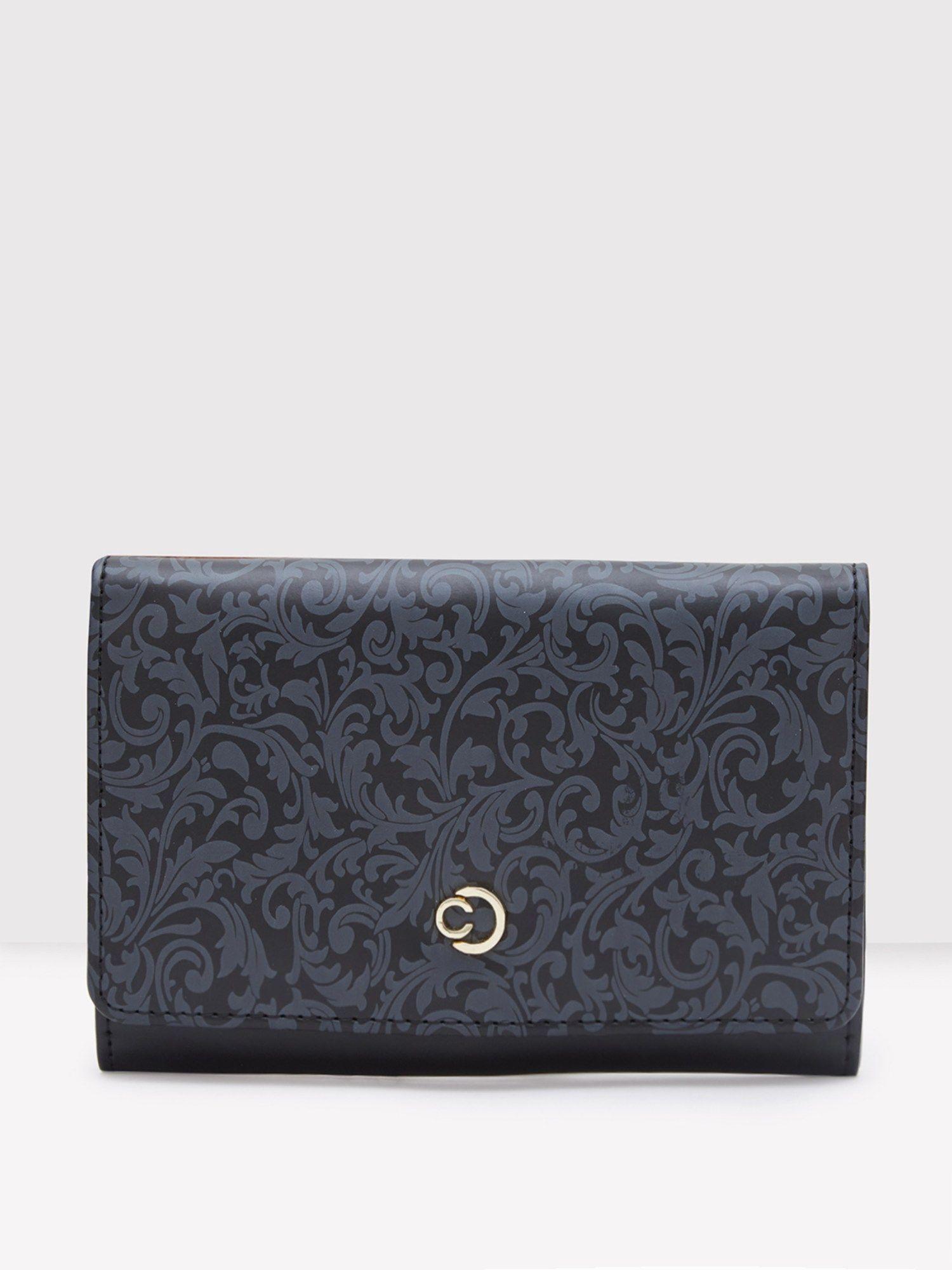 helene flap over medium wallet navy