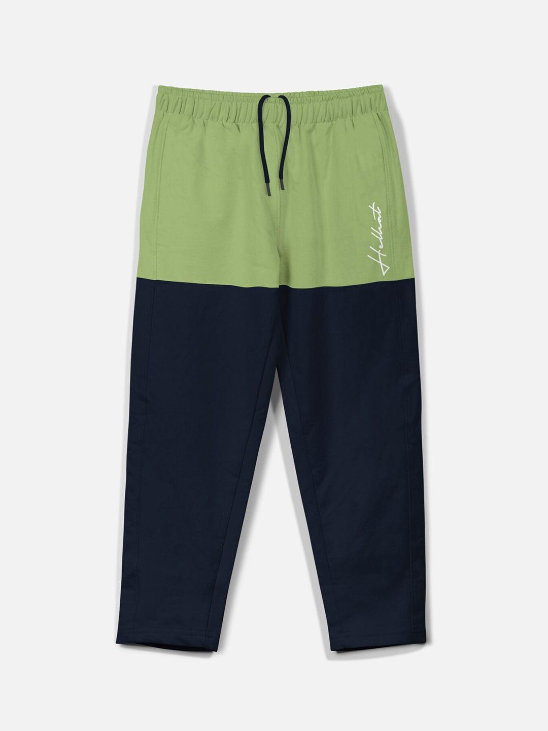 hellcat boys colourblocked track pants