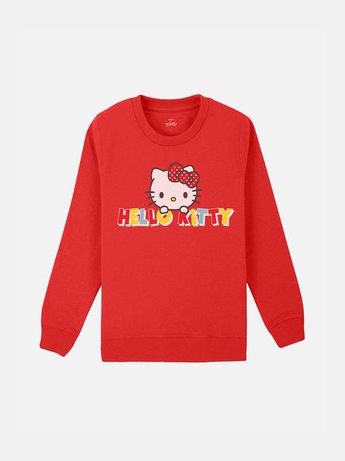 hello kitty printed sweatshirt for kids girls
