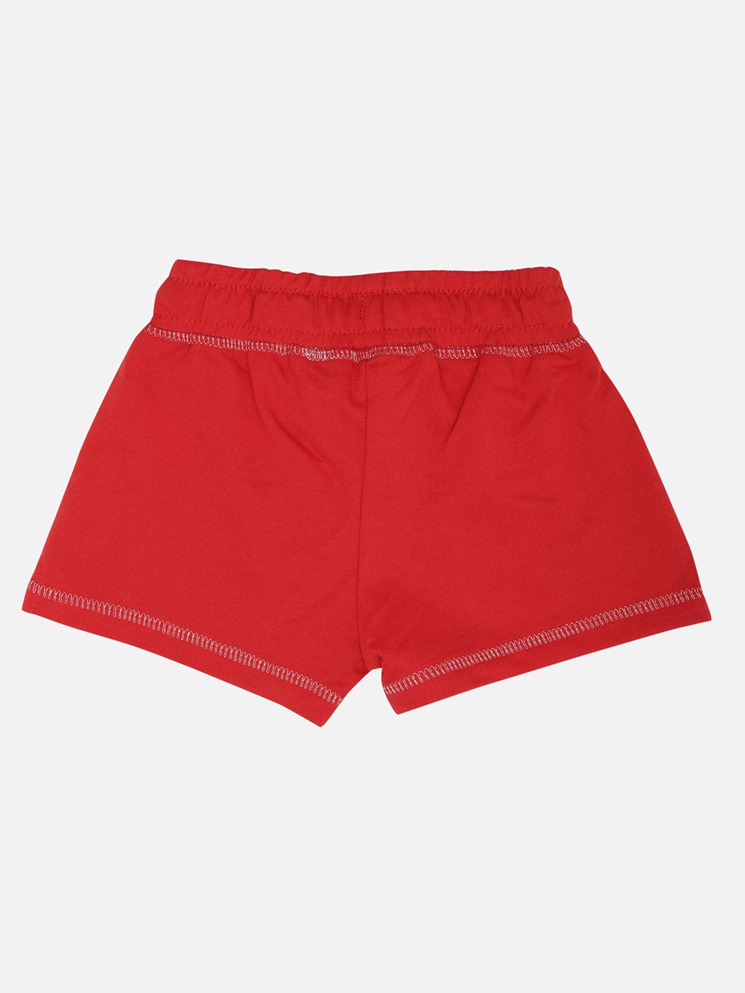 hello kitty featured red shorts for girls