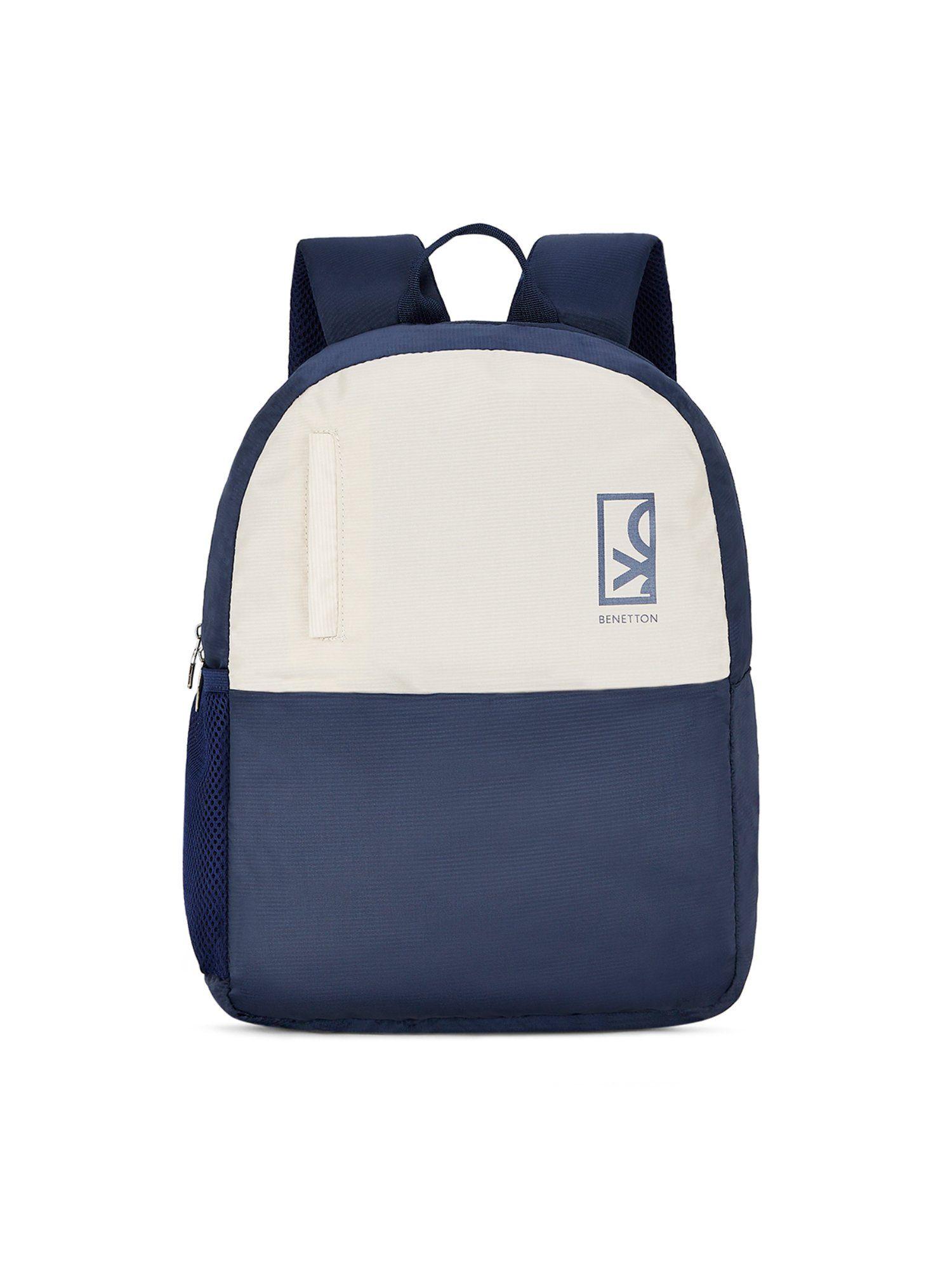 hemlock unisex polyester backpack - navy (m)