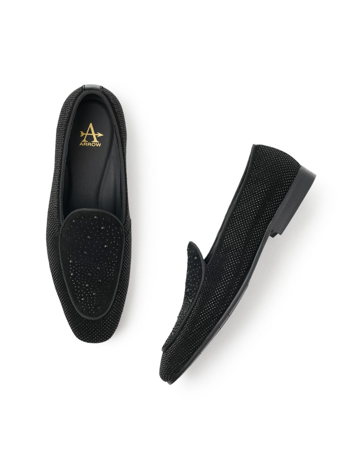 hemp black casual slip on moccasins