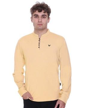 henley t-shirt with full sleeves