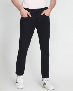 henry mid-rise cropped fit jeans