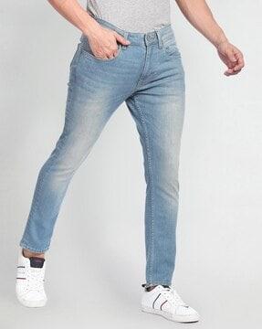 henry tapered fit cropped jeans