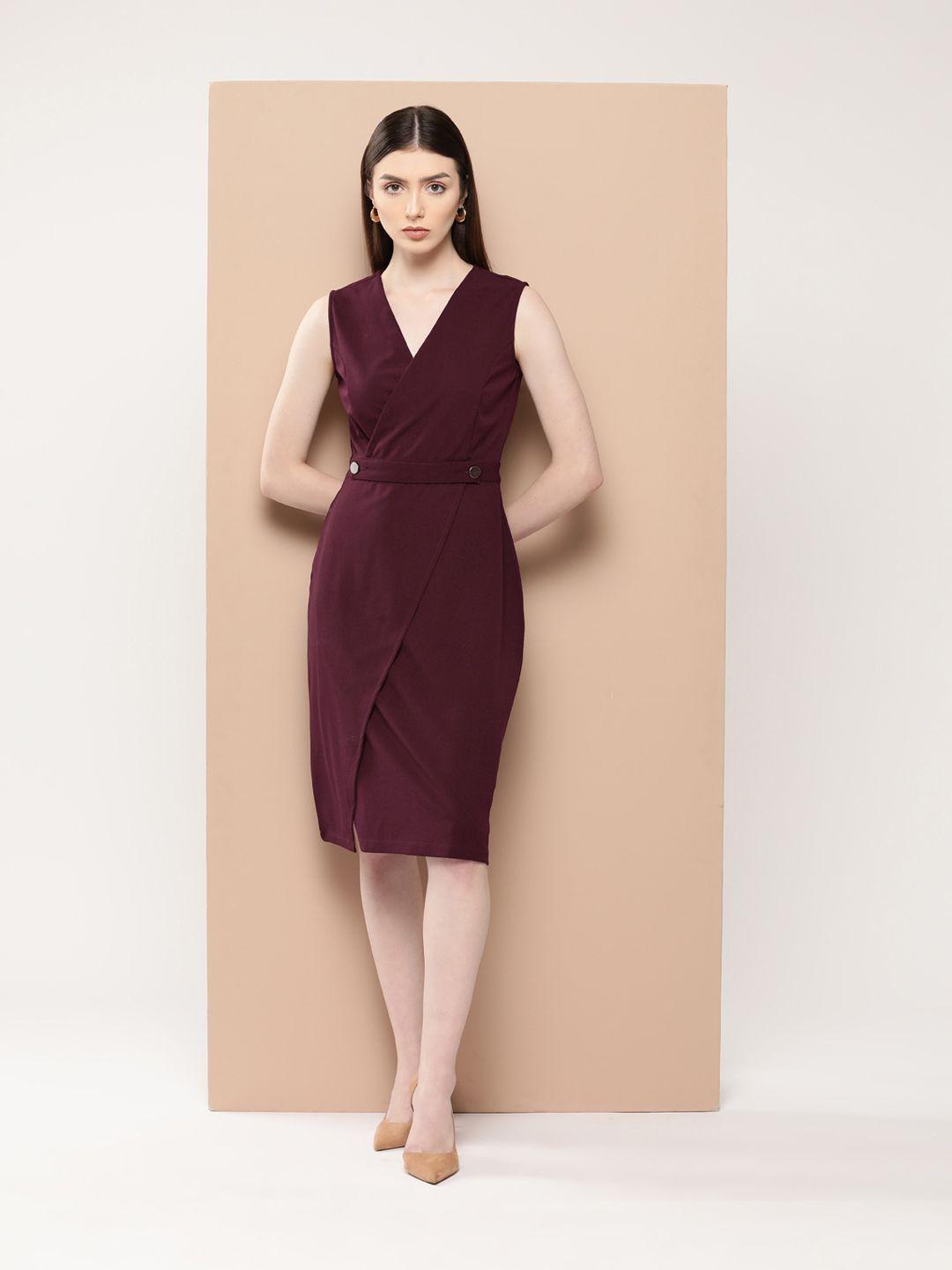 her by invictus formal wrap dress