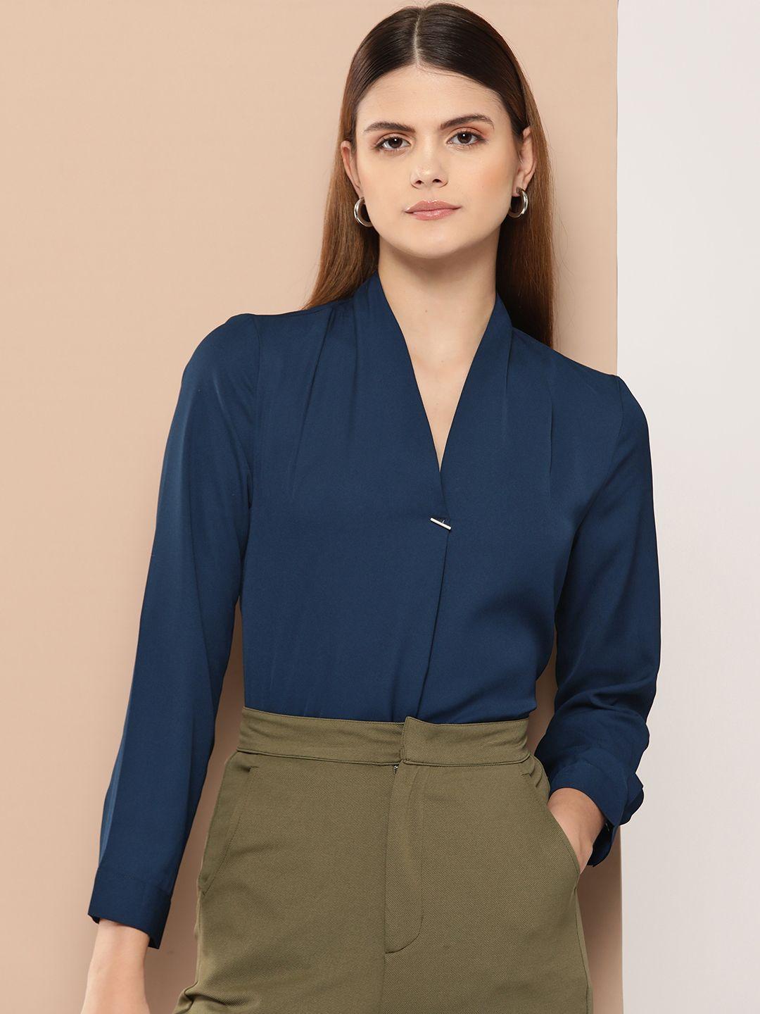 her by invictus solid shirt style top