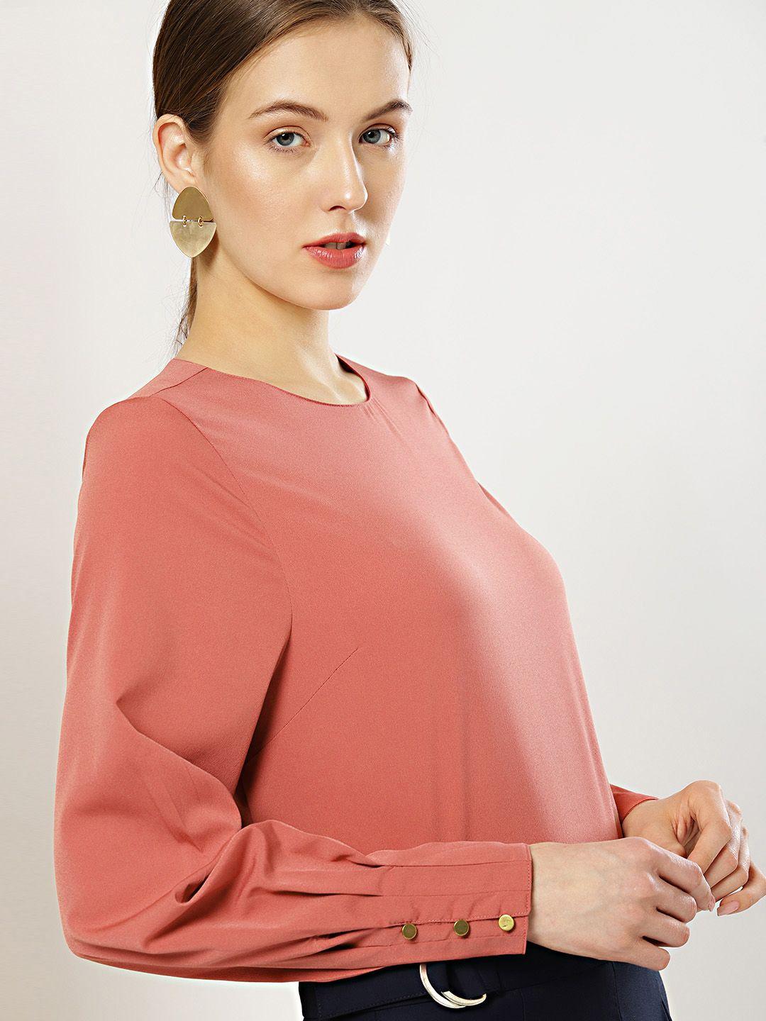 her by invictus women pink solid top