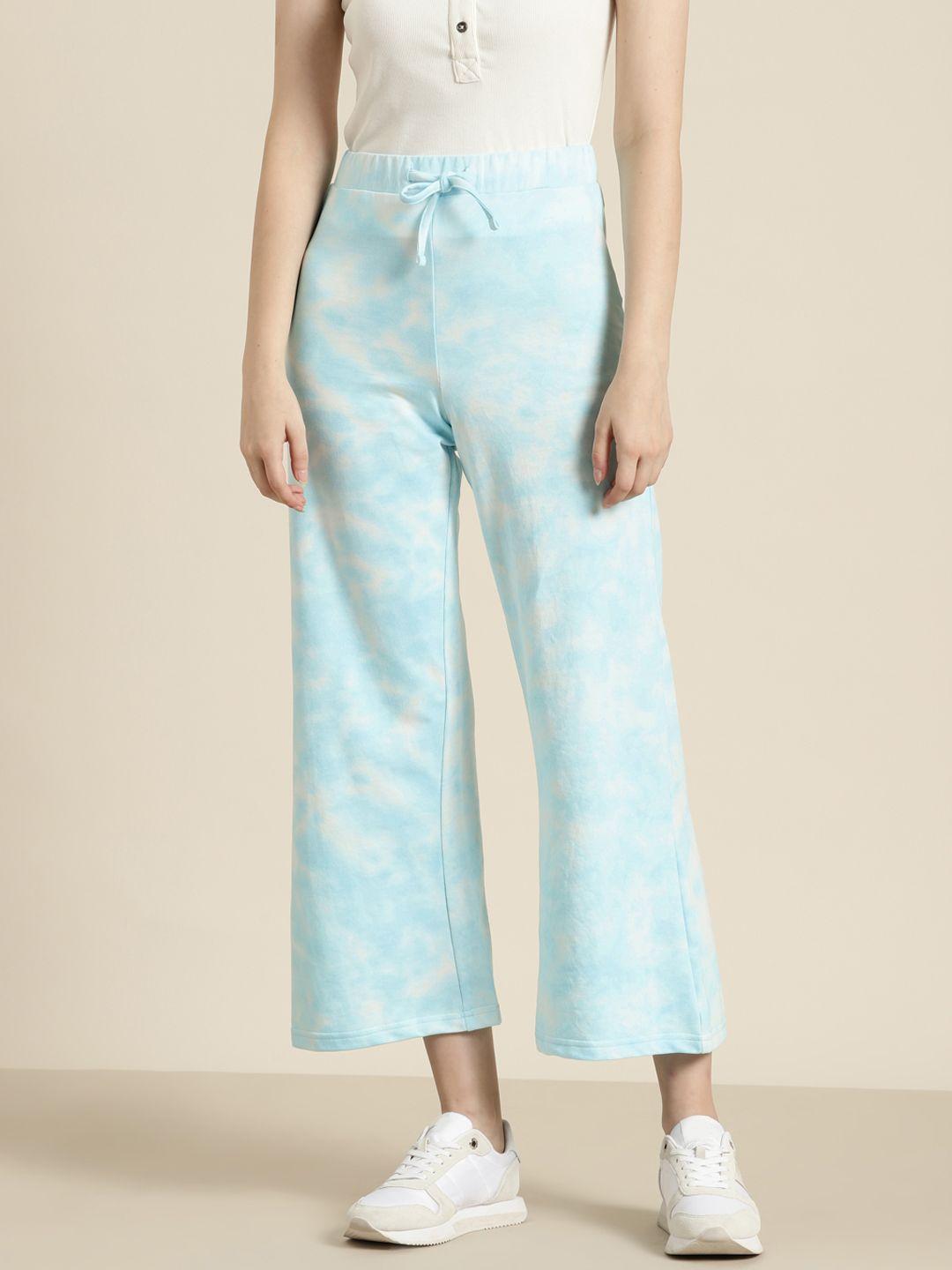 her by invictus women tie & dye cropped track pants
