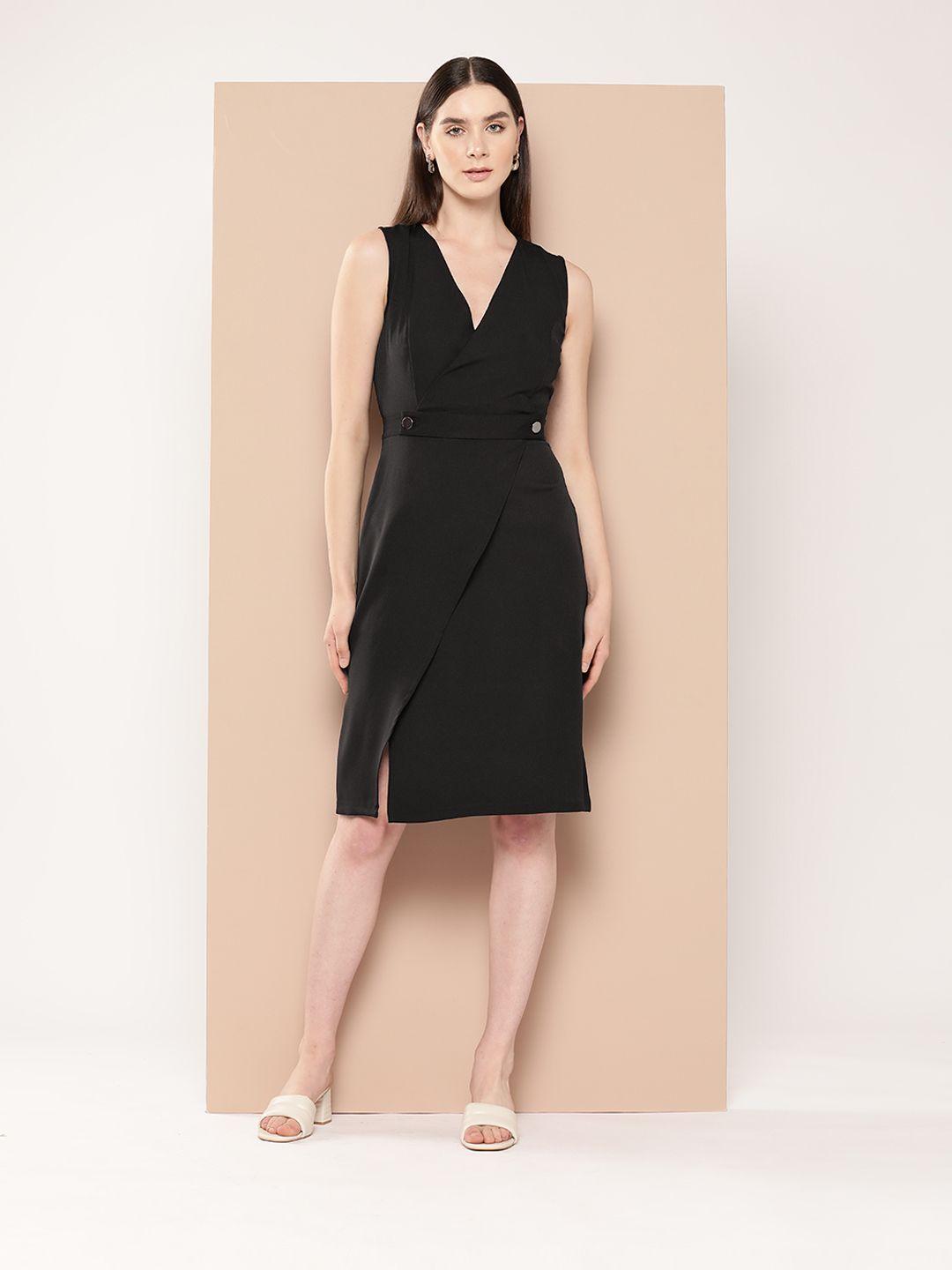 her by invictus belted wrap dress