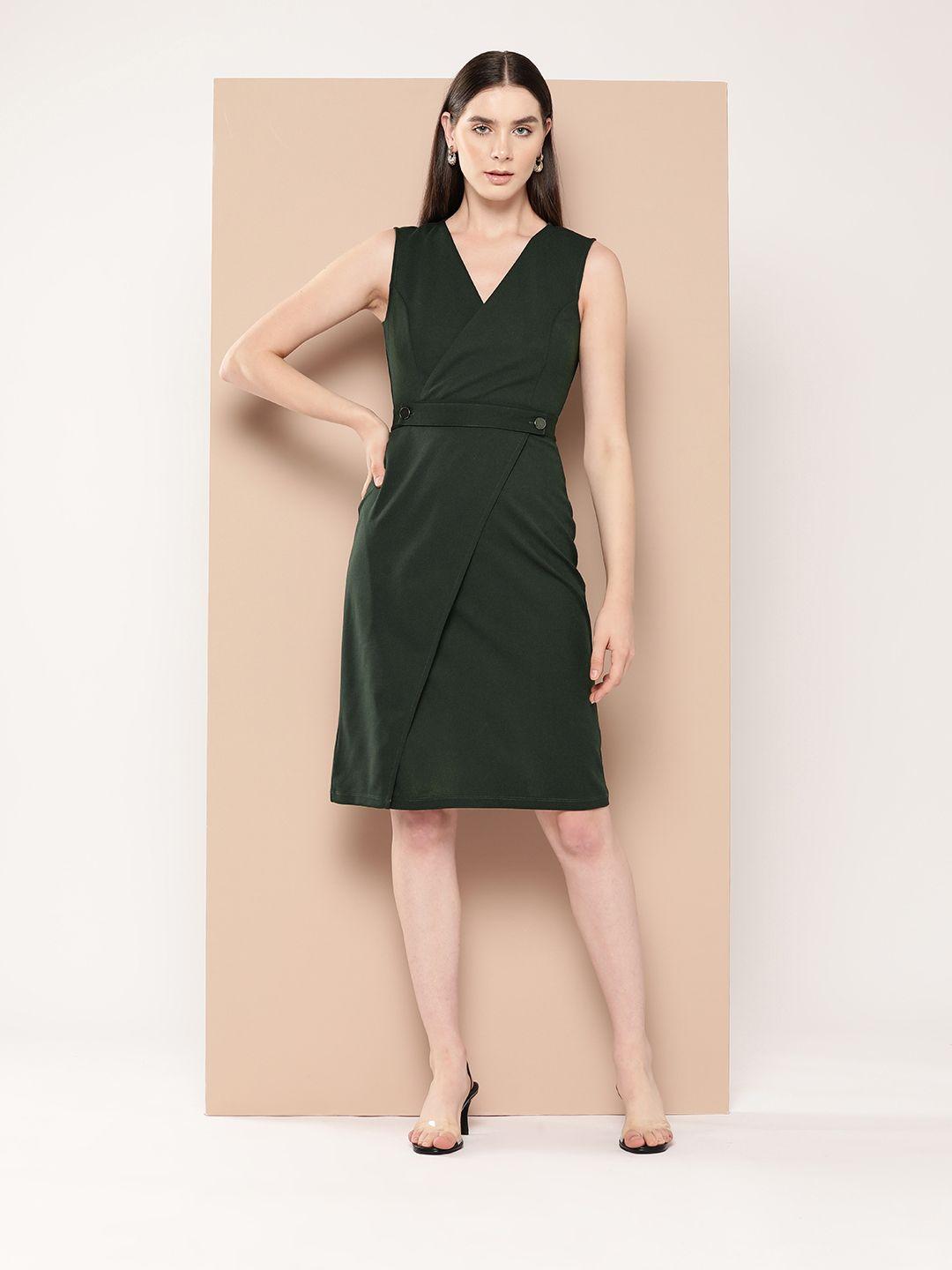 her by invictus belted wrap dress