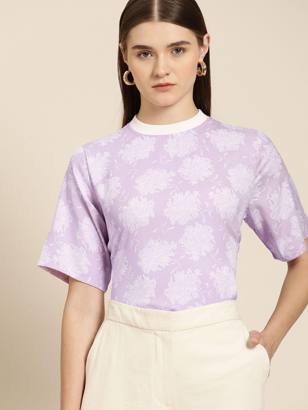 her by invictus floral print top