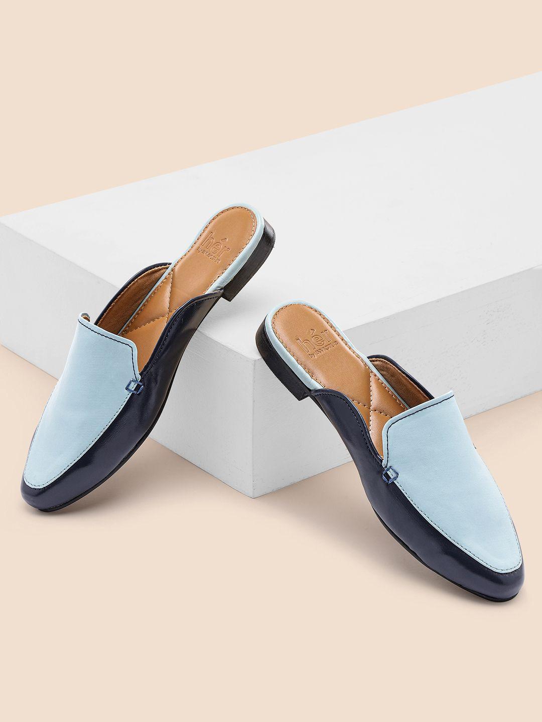 her by invictus women colourblocked mules