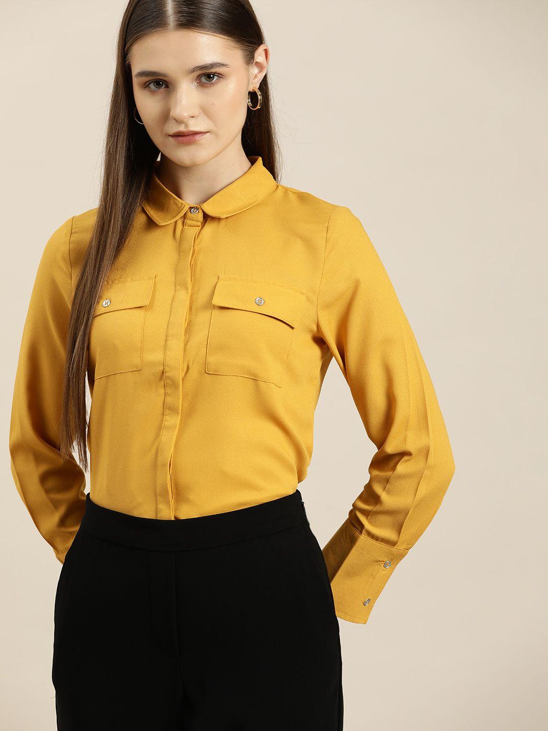 her by invictus women solid casual shirt