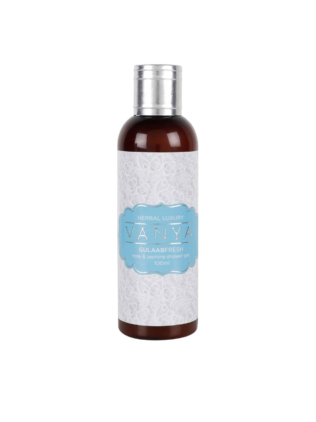 herbal luxury vanya gulaab fresh rose and jasmine shower gel 100 ml