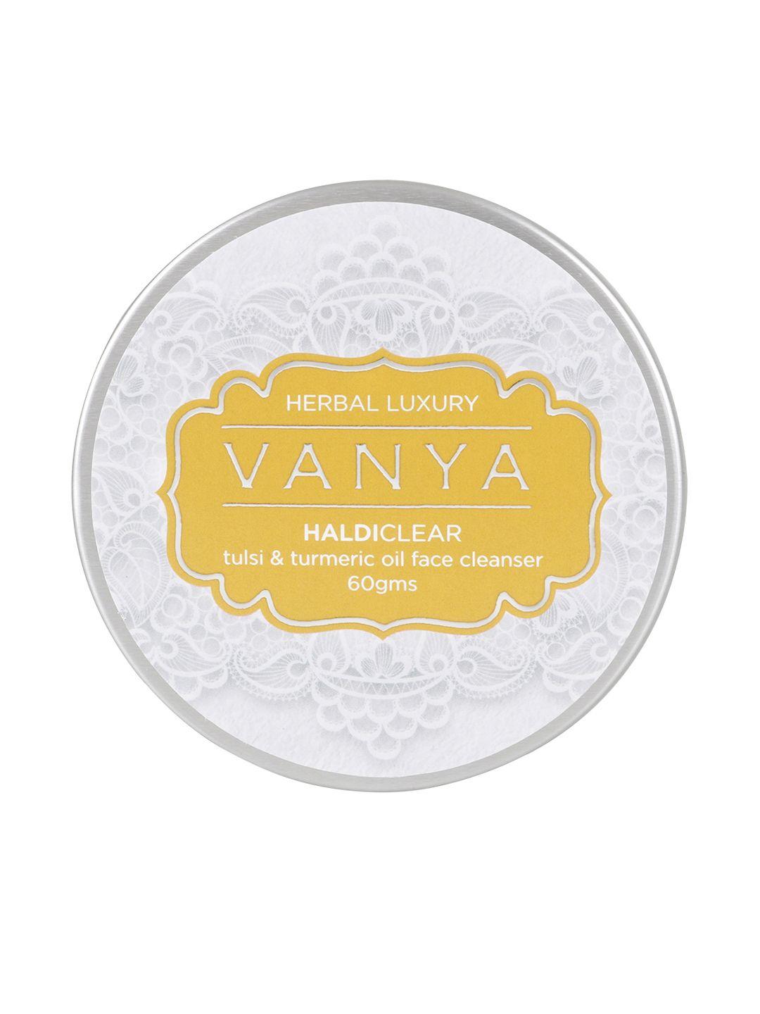 herbal luxury vanya haldi clear/ tulsi & turmeric oil face cleanser 60 g
