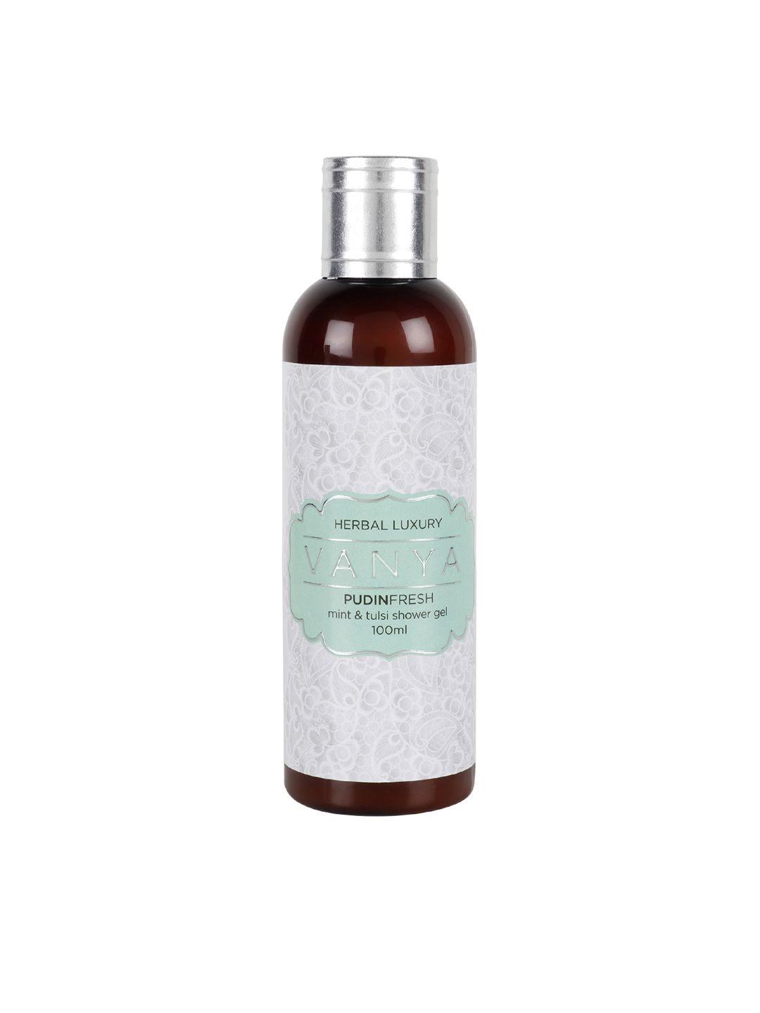 herbal luxury vanya mint and tulsi shower gel - 100 ml