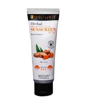 herbal broad spectrum sunscreen spf 50+