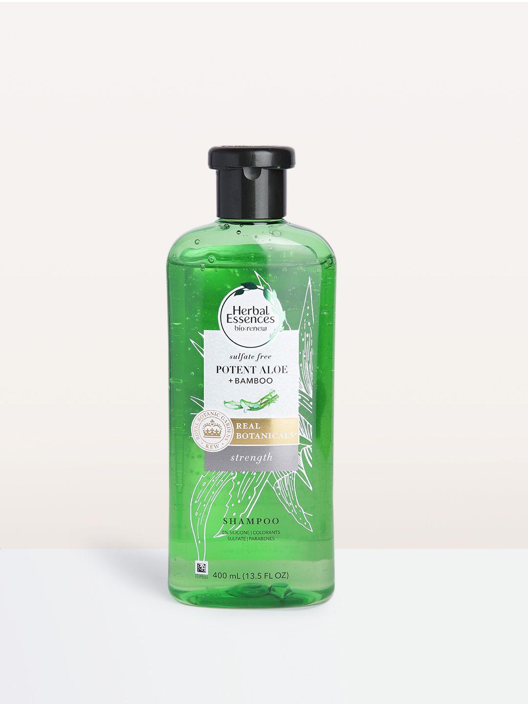 herbal essences bio-renew potent aloe & bamboo strength shampoo 400 ml