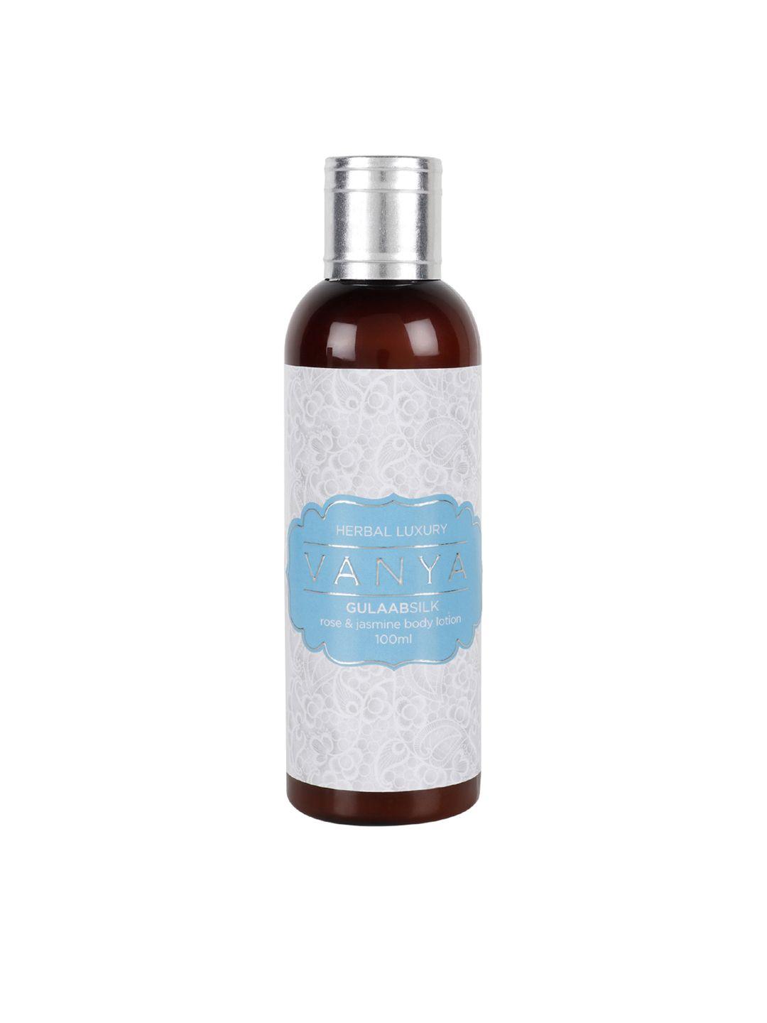 herbal luxury vanya gulaab silk rose & jasmine body lotion - 100 ml