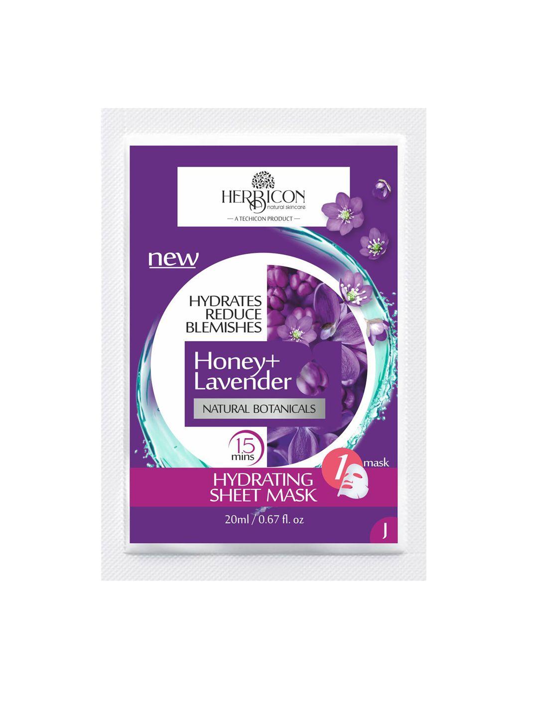 herbicon honey with lavender face sheet mask-20 g