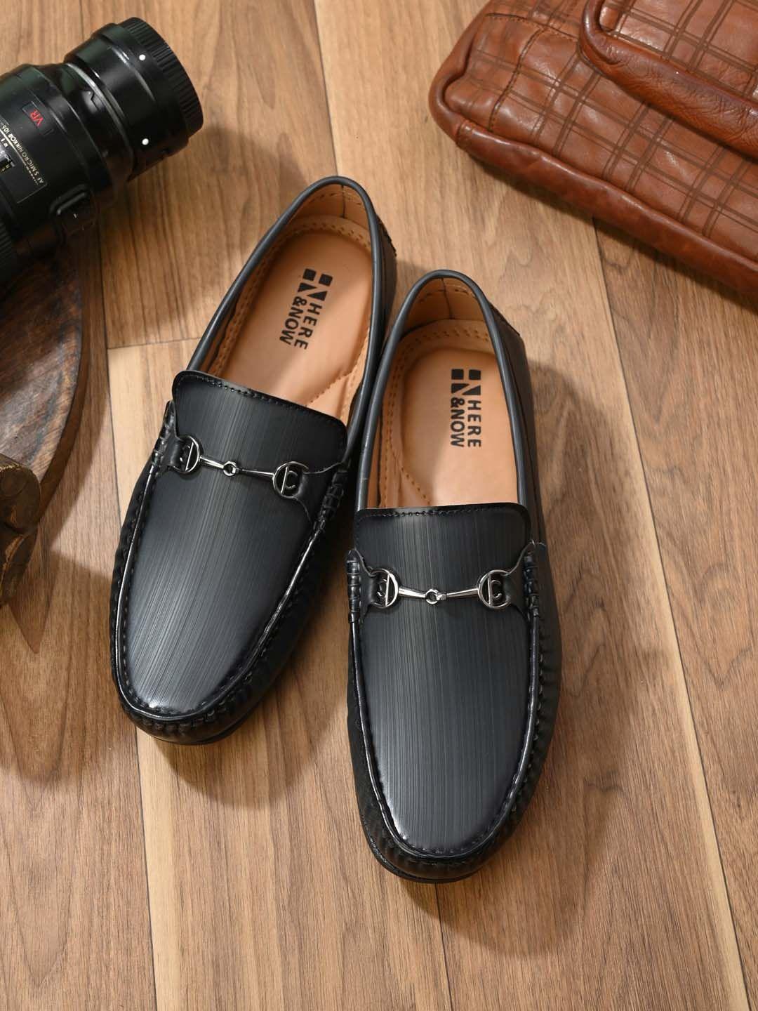 here&now men textured loafers