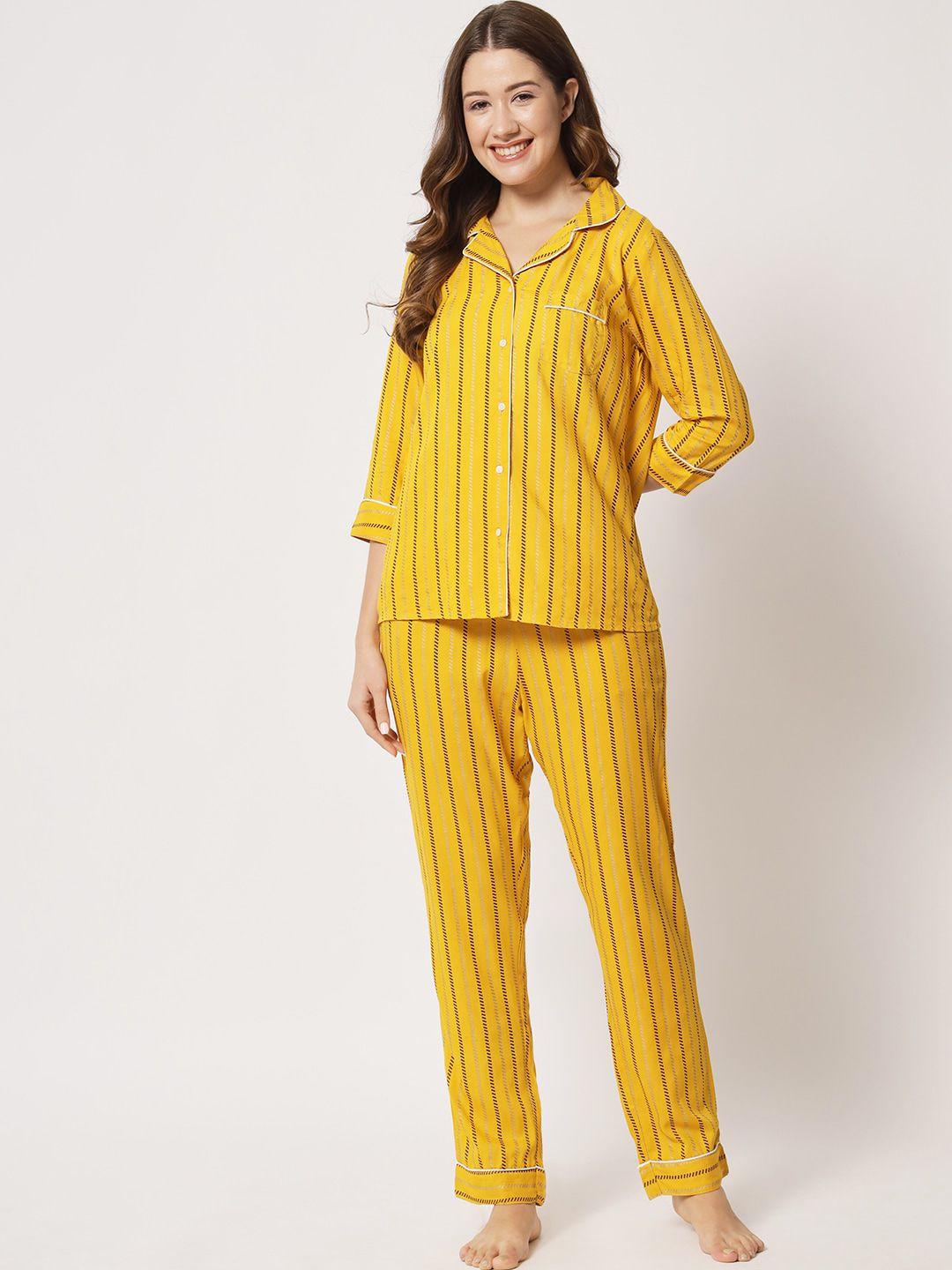 here&now-women-2-pieces-striped-night-suit