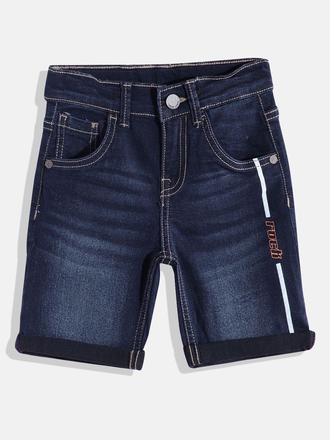 here&now boys faded denim shorts