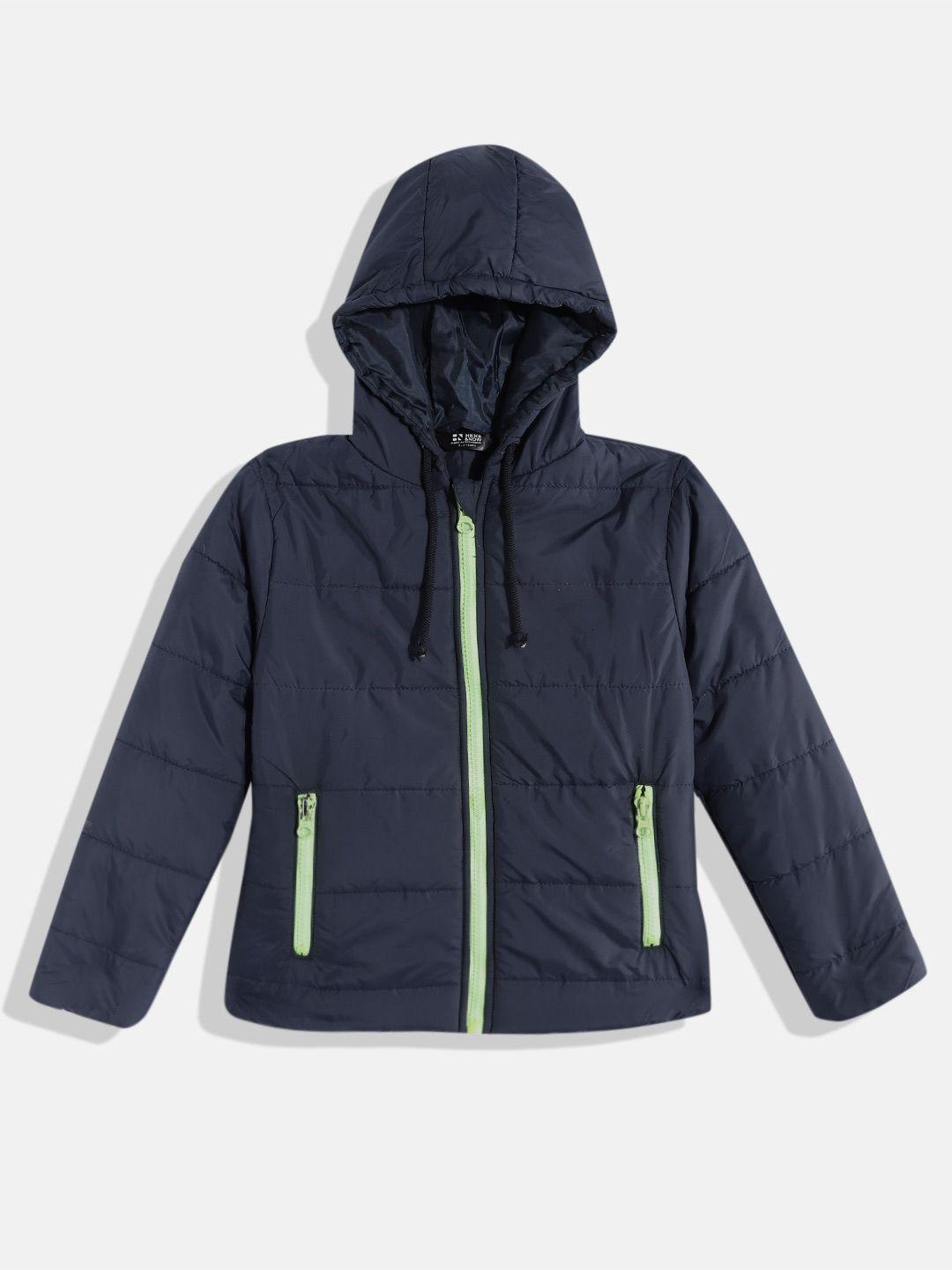 here&now boys solid puffer jacket