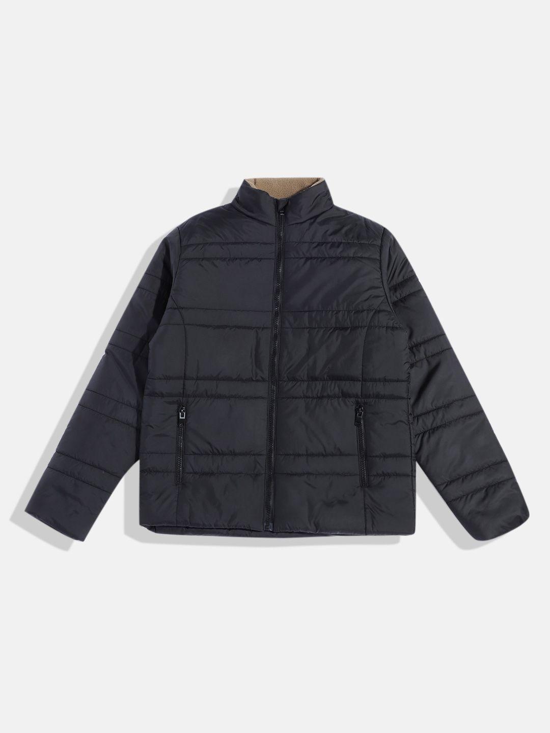 here&now boys solid puffer jacket