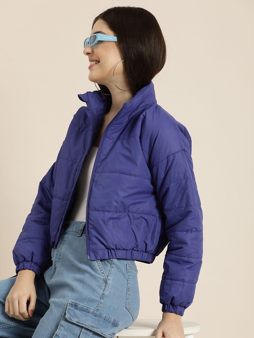 here&now crop padded jacket