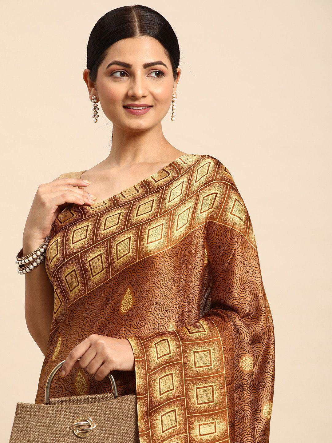 here&now ethnic motifs pure cotton saree