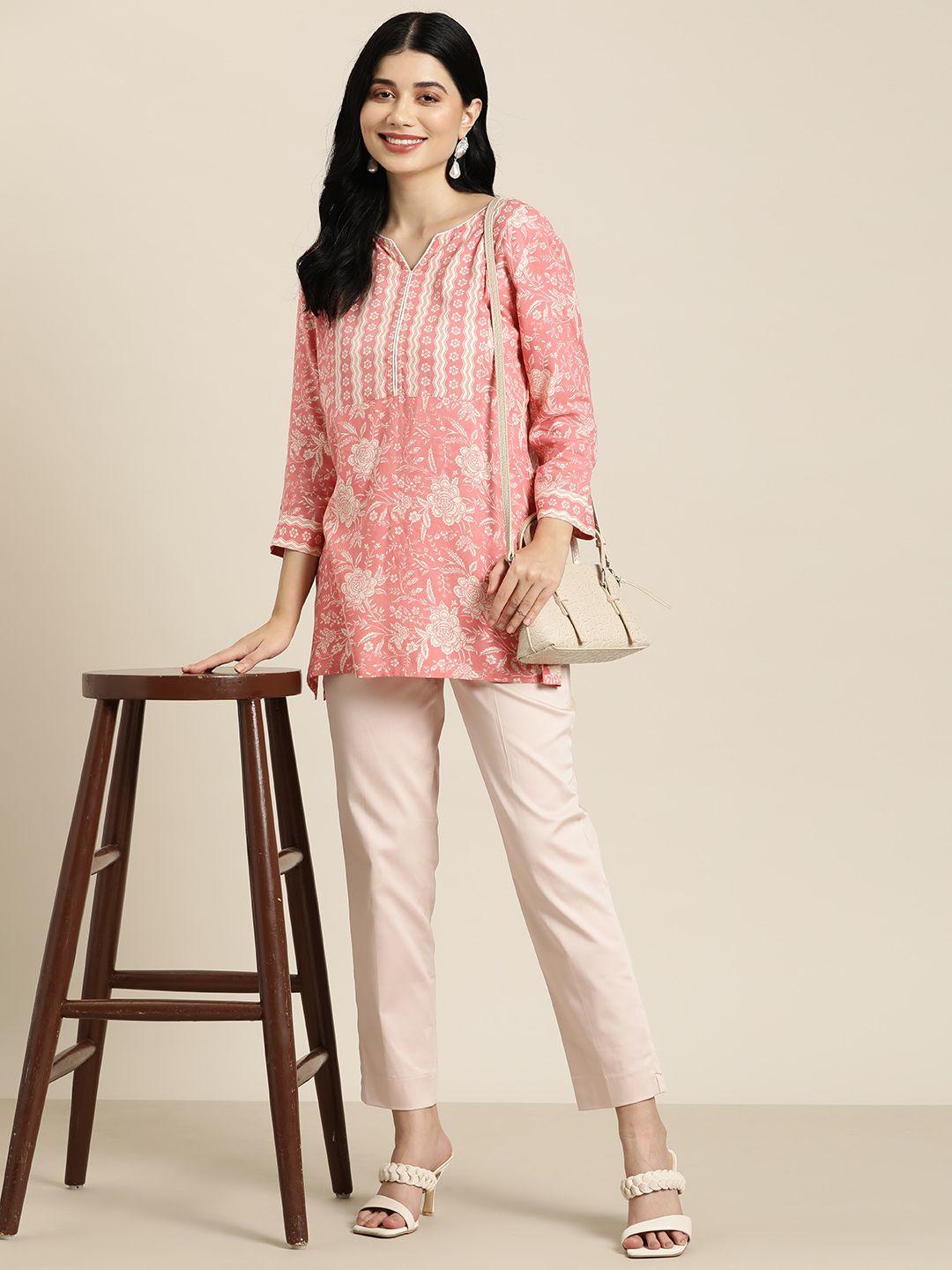 here&now floral print kurti