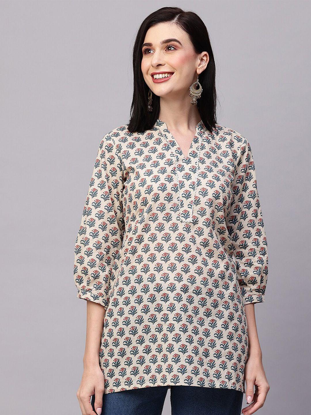 here&now floral printed kurti