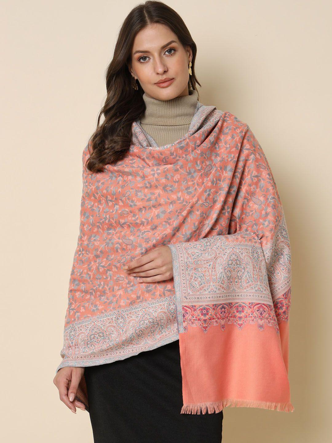 here&now kaani woven design shawl