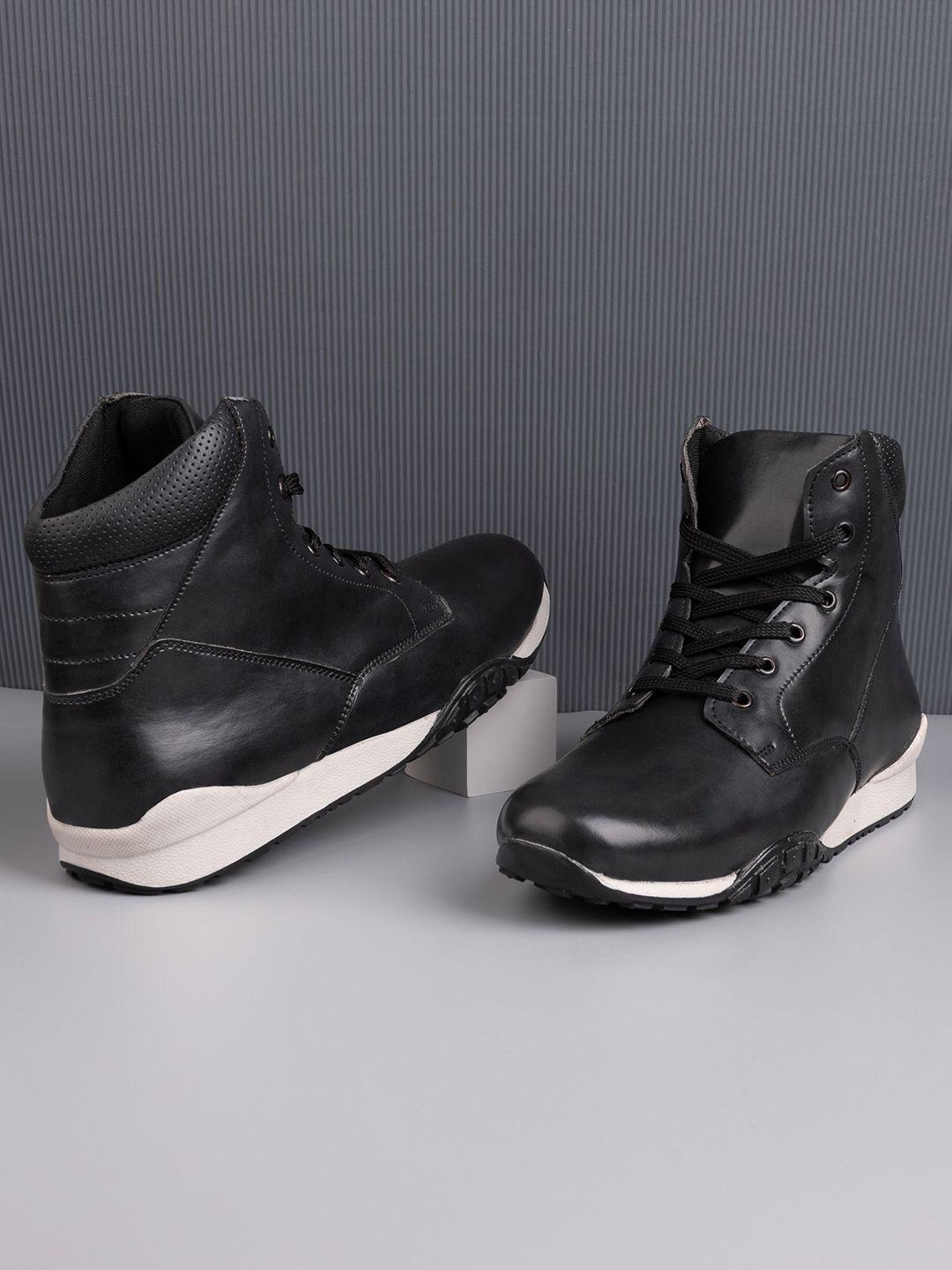 here&now men black sneakers