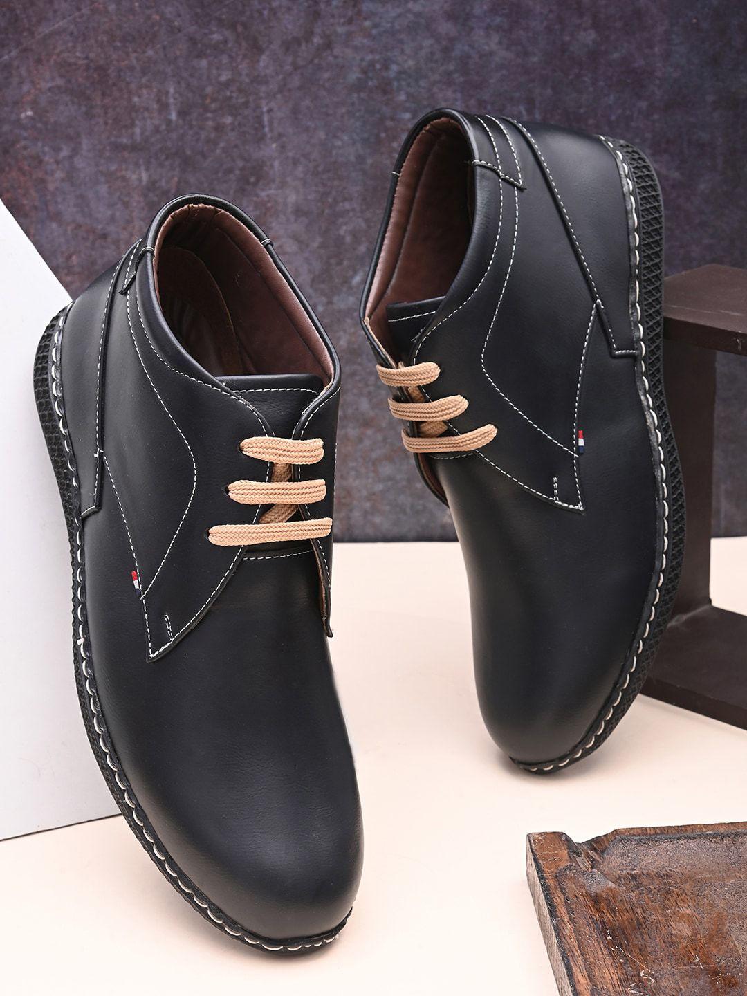 here&now men blue derbys