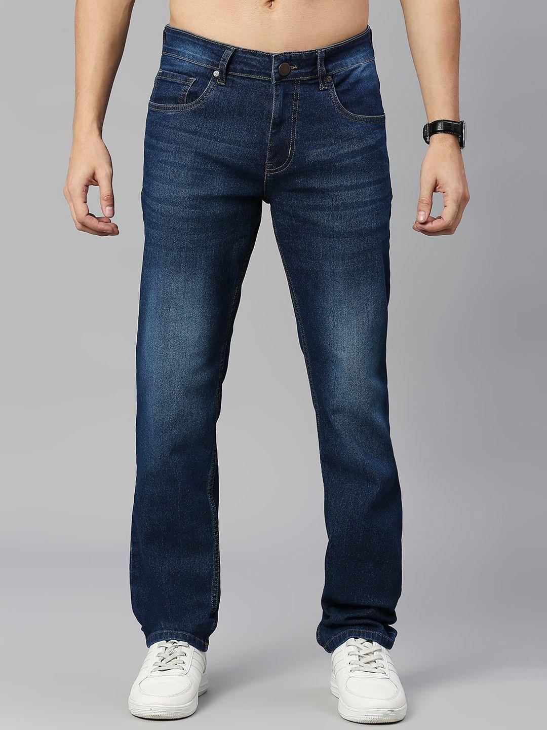 here&now men blue smart light fade stretchable jeans