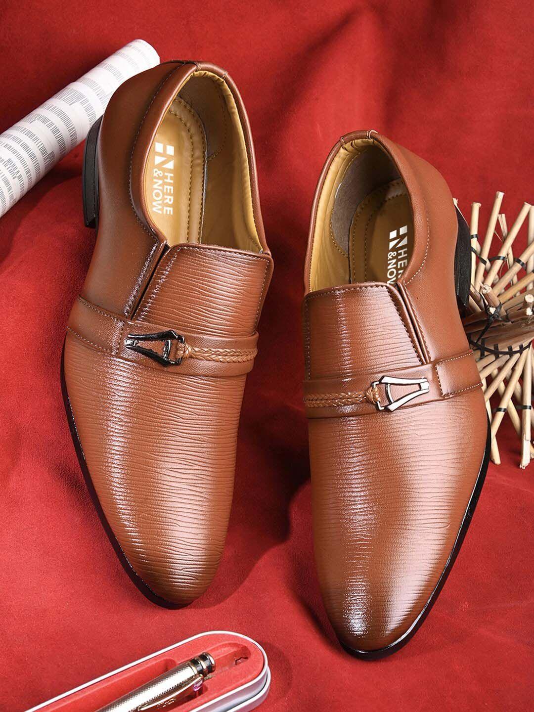 here&now men formal slip-ons